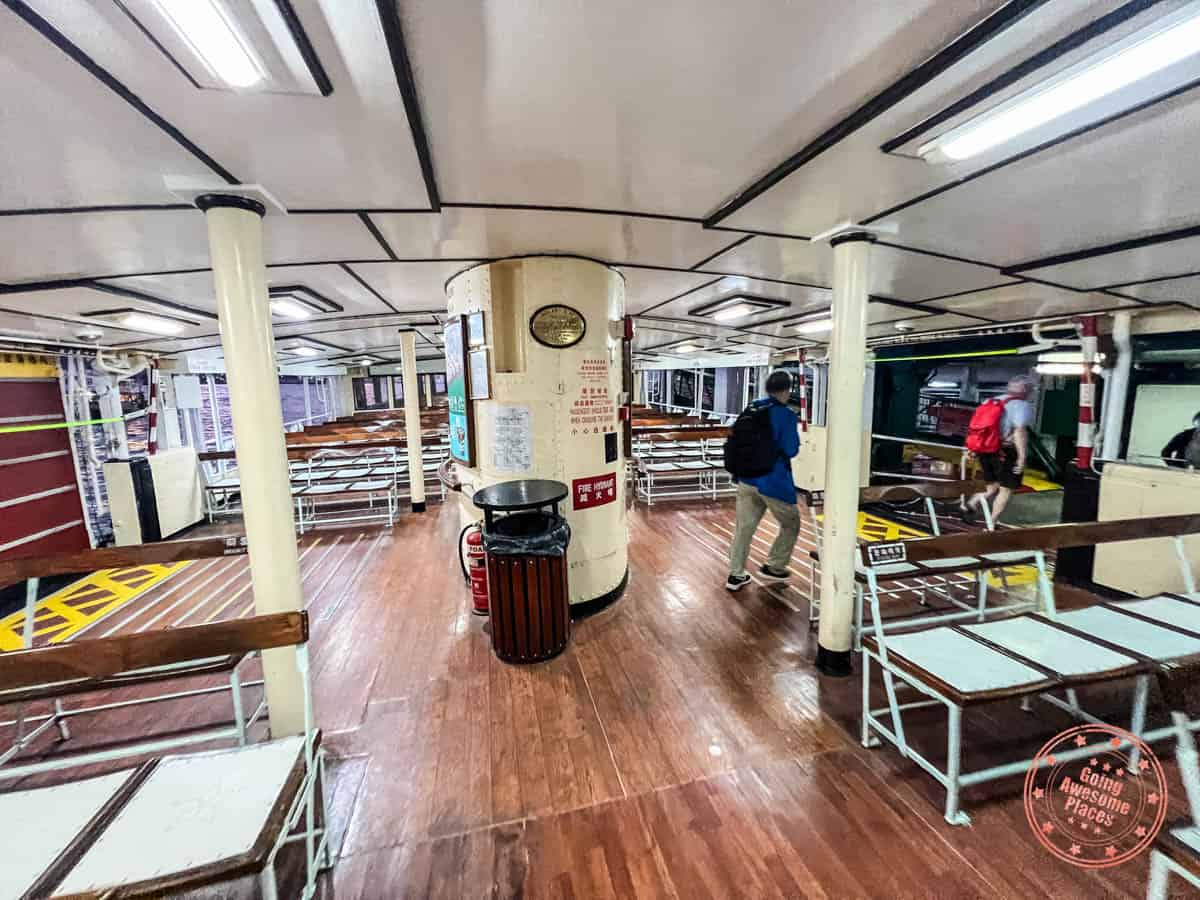 star ferry second deck interior rear