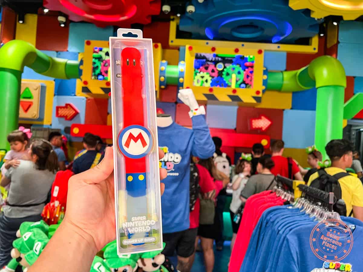 super nintendo world mario power up band purchase