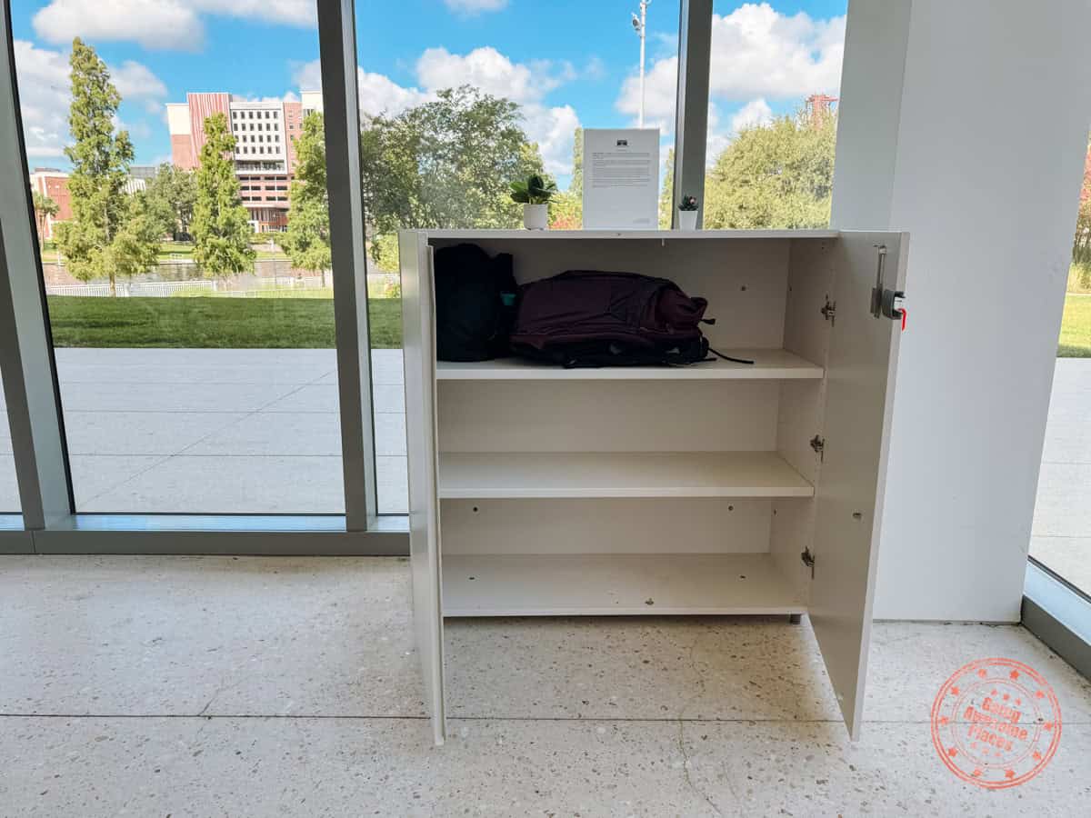 tampa museum of art storage locker