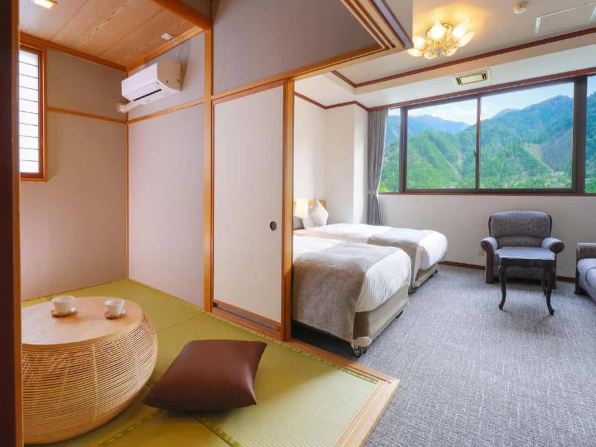 cozy room with a view at taoya kisoji hotel