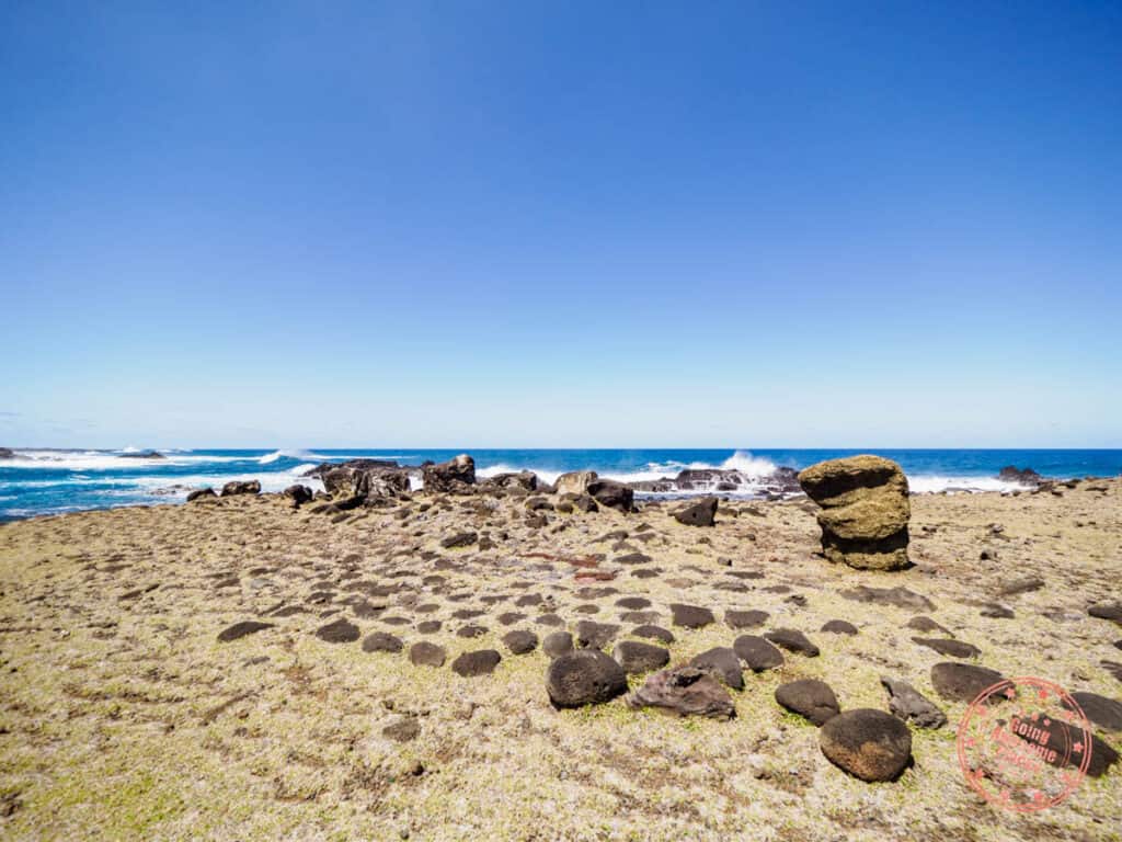 tarakiu poukara site on easter island