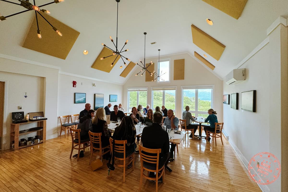 the black spruce restaurant interior space