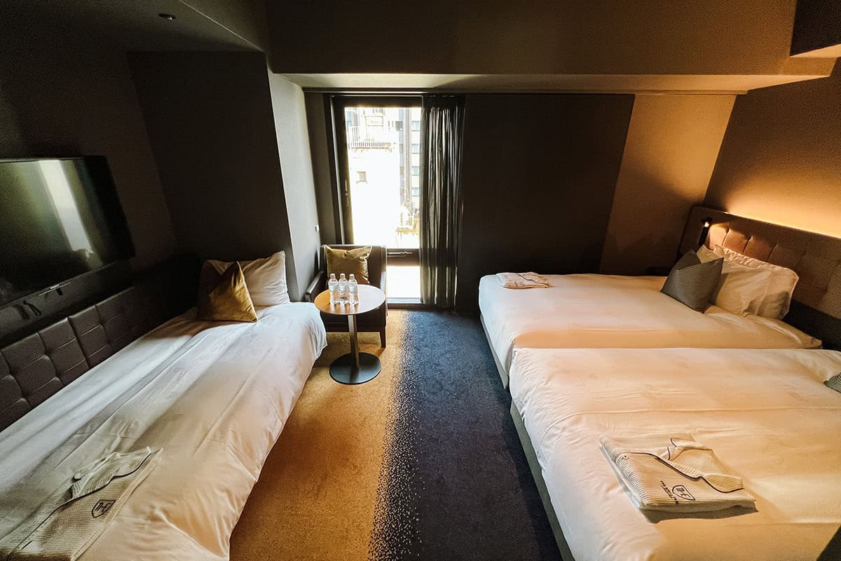 the royal park canvas ginza 8 triple occupancy room