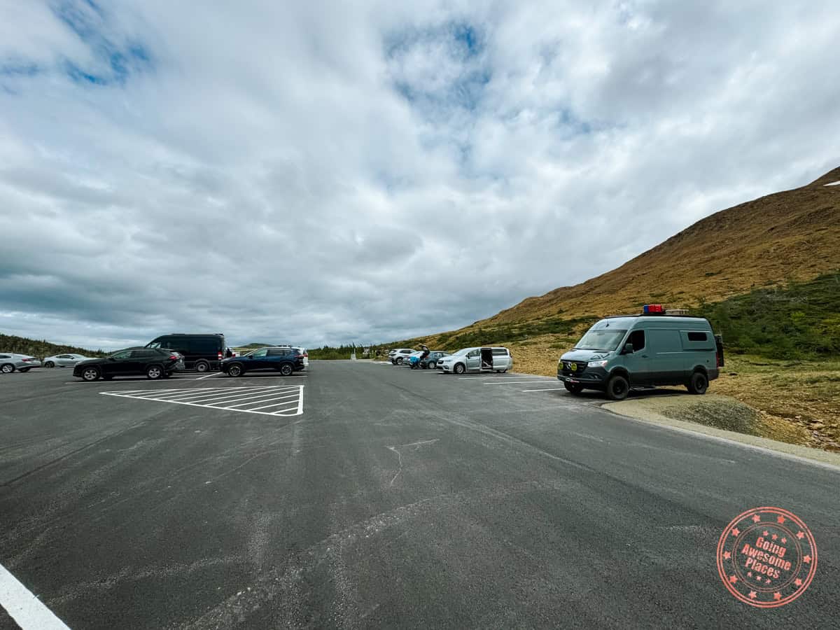 the tablelands parking lot