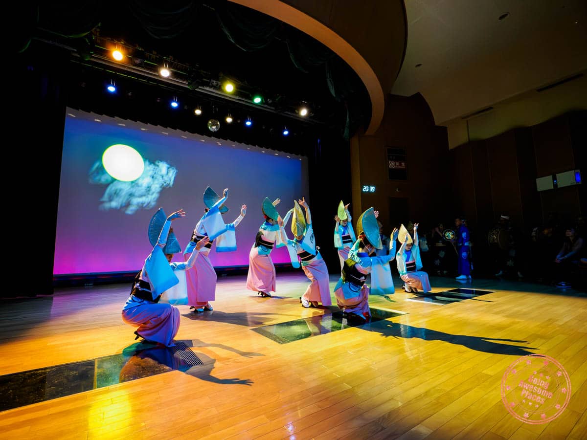 tokushima awa odori kaikan theater show