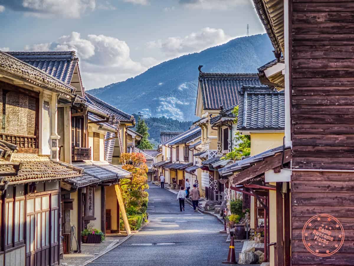 town of uchiko in shikoku japan