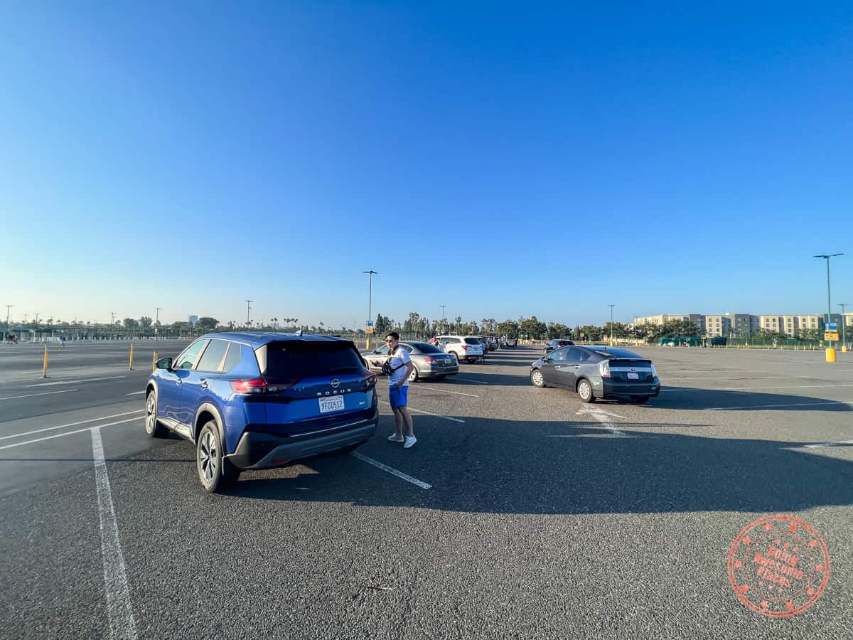 toy story parking lot disneyland spot