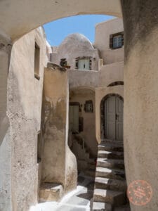 traditional village of emporio santorini