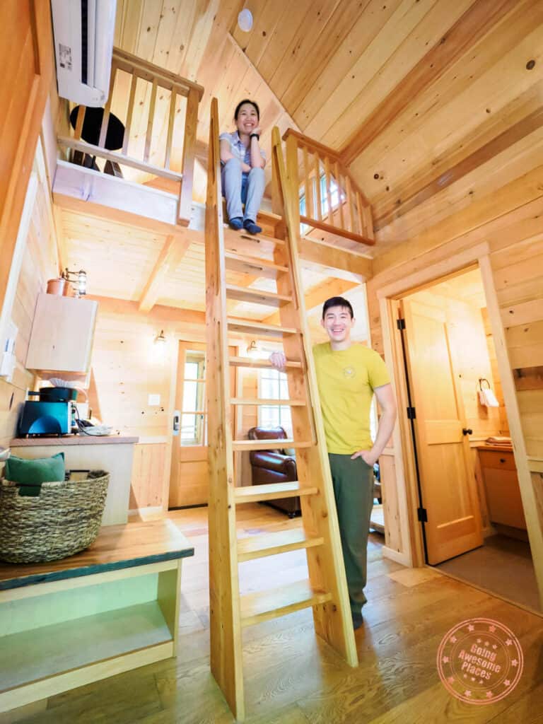 the maple treehouse grove with two adult guests