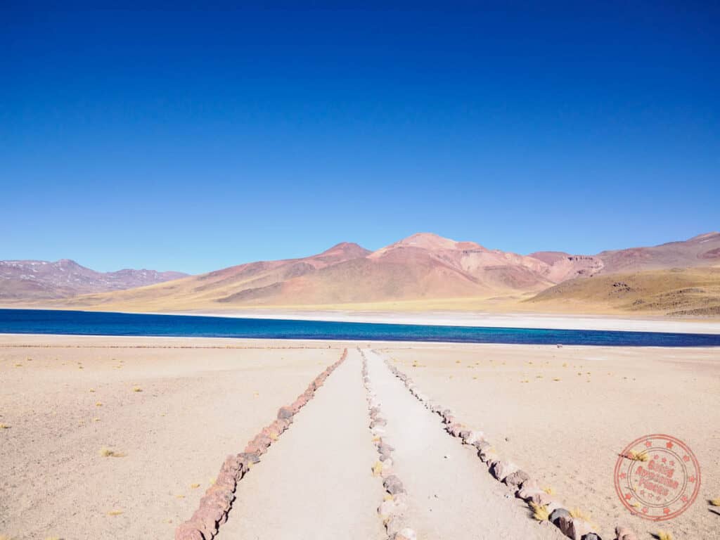 walking paths at miscanti and miniques lagoons