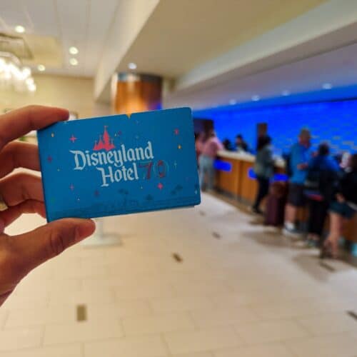 disneyland hotel room card key