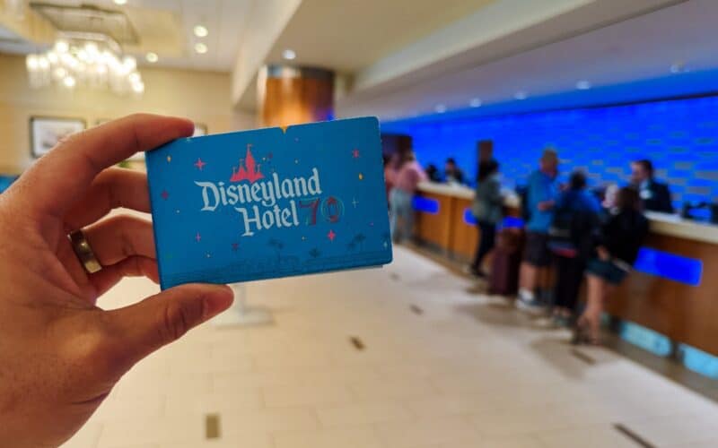 disneyland hotel room card key