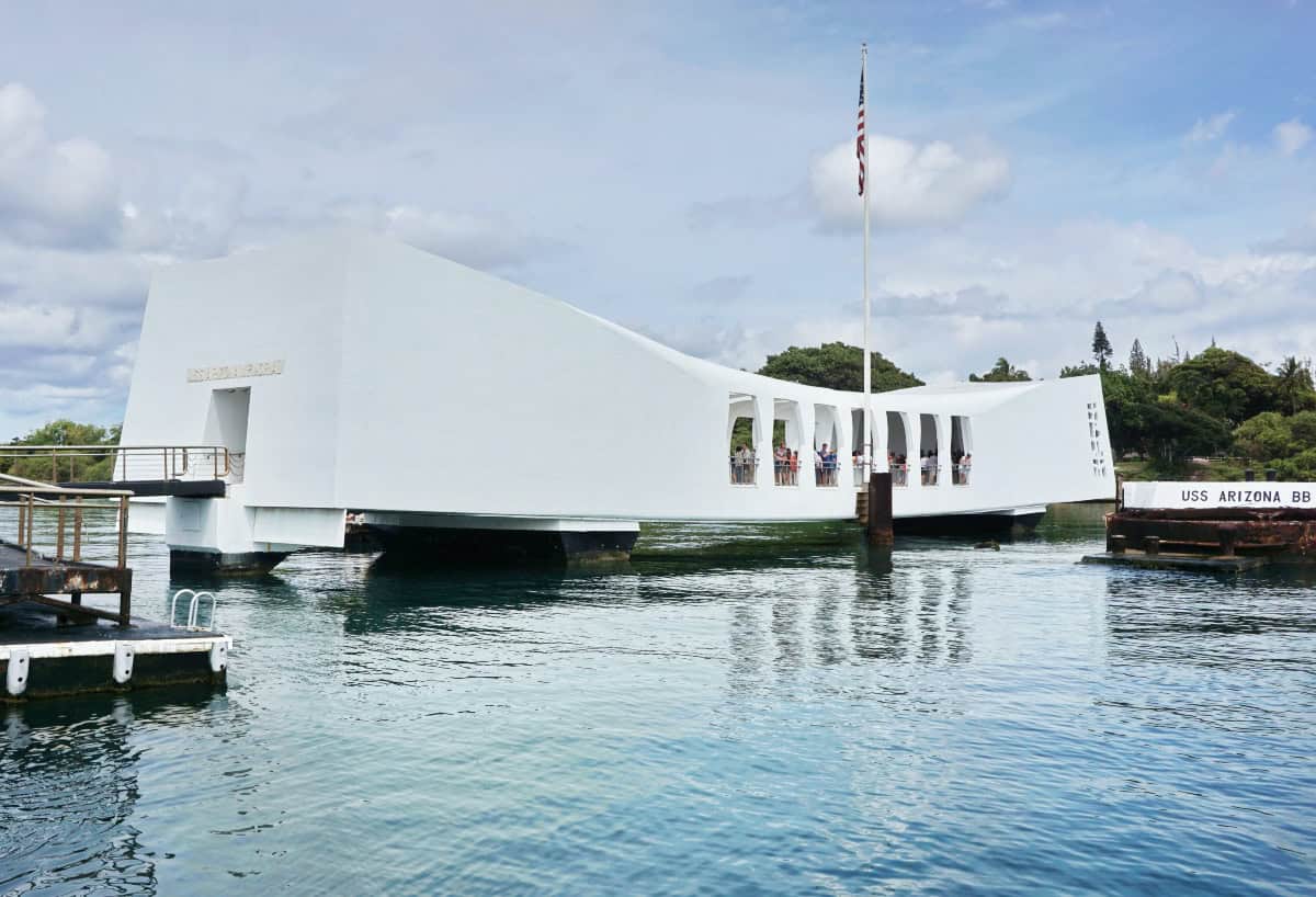 uss arizona memorial exterior