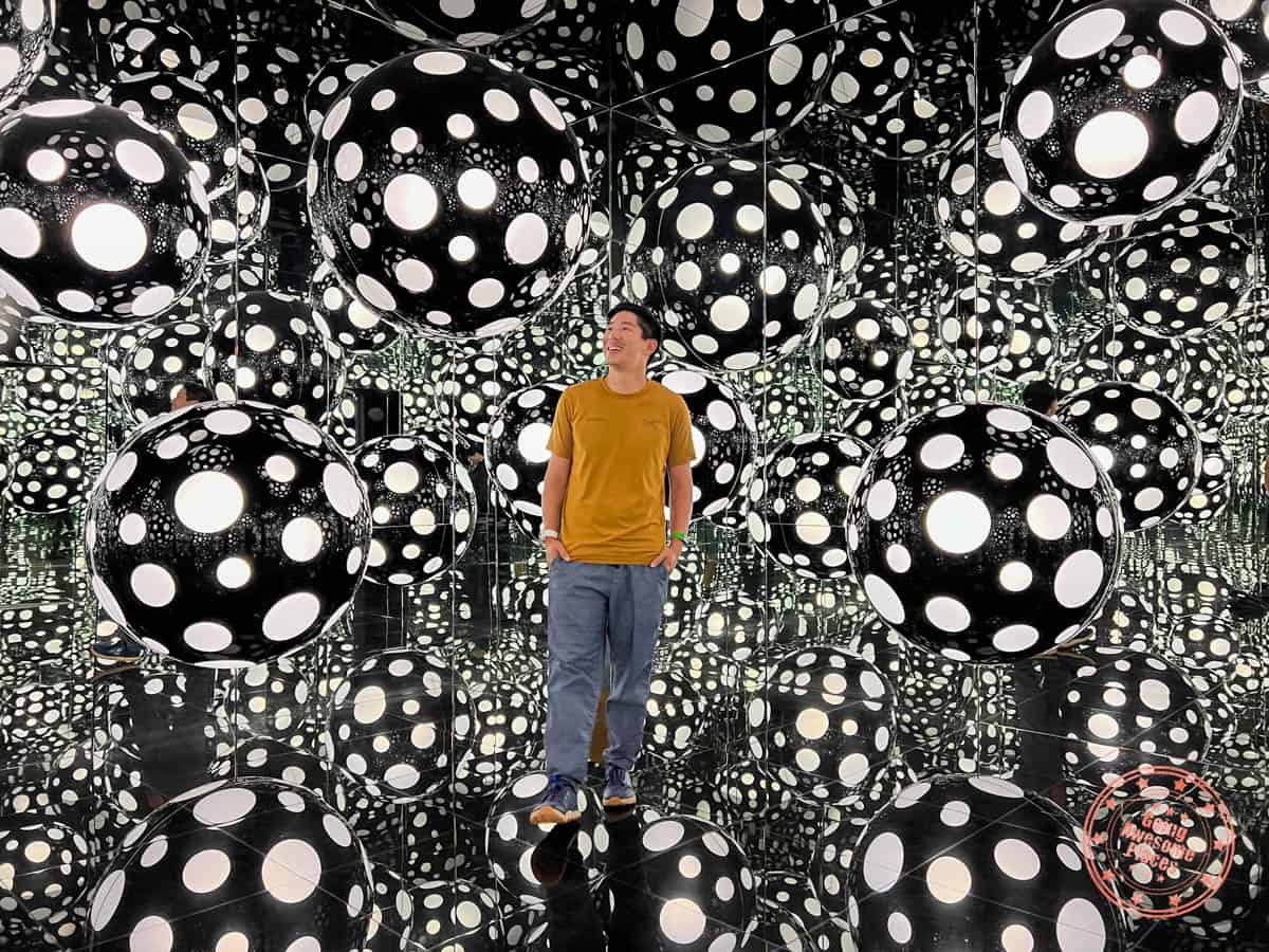 yayoi kusama dots obsession exhibit at the m plus museum in hong kong