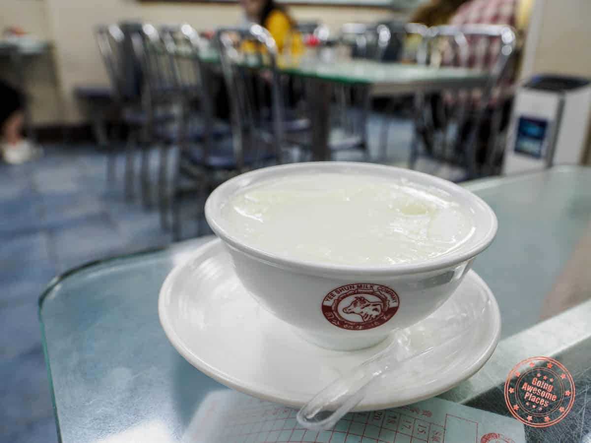 yee shun milk company steamed milk pudding